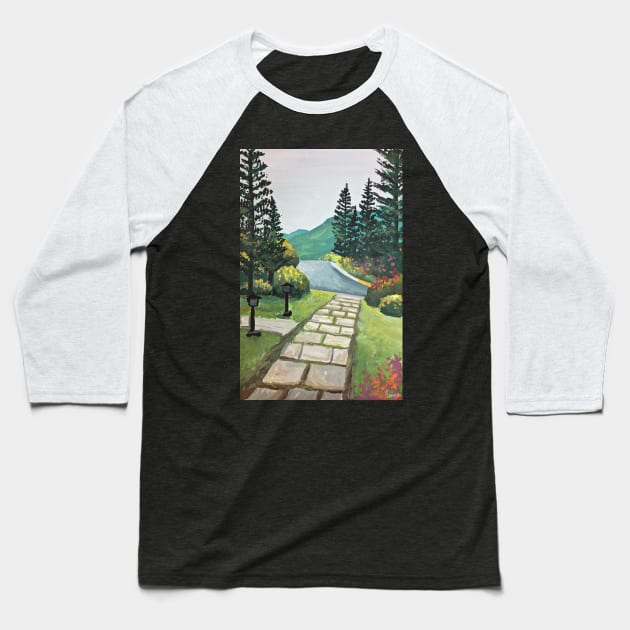 Stone Path Baseball T-Shirt by emmawtj